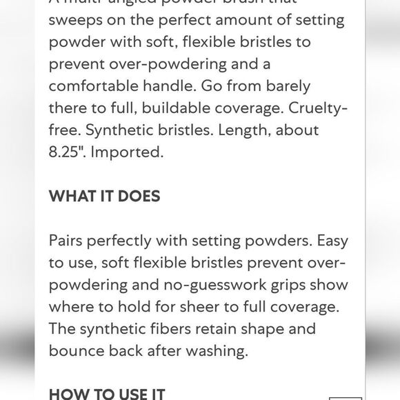 Smashbox Sheer Powder Brush - Picture 5 of 5